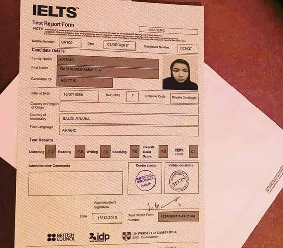 Buy IELTS Certificate Online